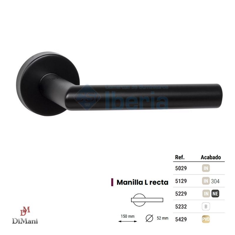 MANILLA JGO 5229 C/ROS L RECTA NEGRO