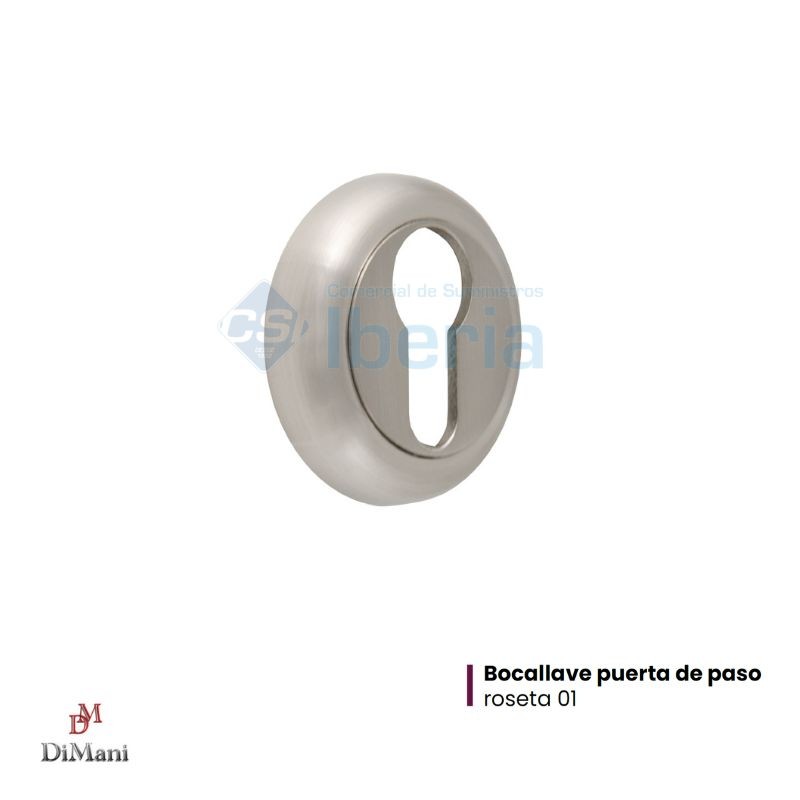 BOCALLAVE JGO 4078 Ø50 NIQUEL SATINADO