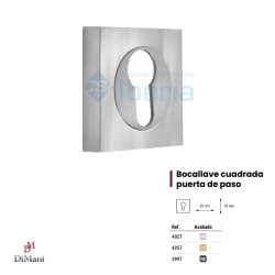 BOCALLAVE JGO 4027 R/CUAD ZAMAK NIQUEL