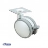 RUEDA GIRAT FRENO 80KG NYLON GRIS 1-0619