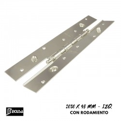 BISAGRA 105 SEG 2030x45 C/ROD NIQUEL IZQ BECUSA