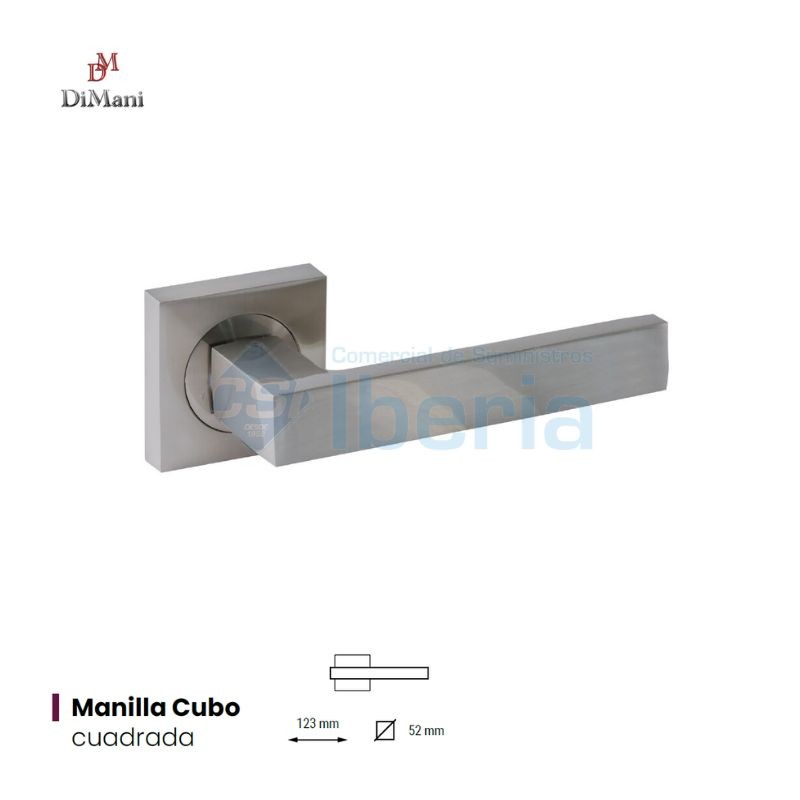 MANILLA 4138 CUBO C/R CDA ALUM NIQ SAT