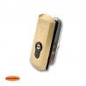 ESCUDO SEGURIDAD 424-P ESMALTADO ORO EZCURRA