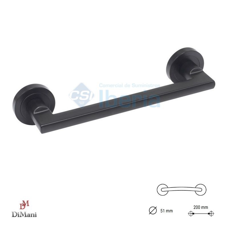 MANILLON ELEGANT C/R ALUM NEGRO 4277