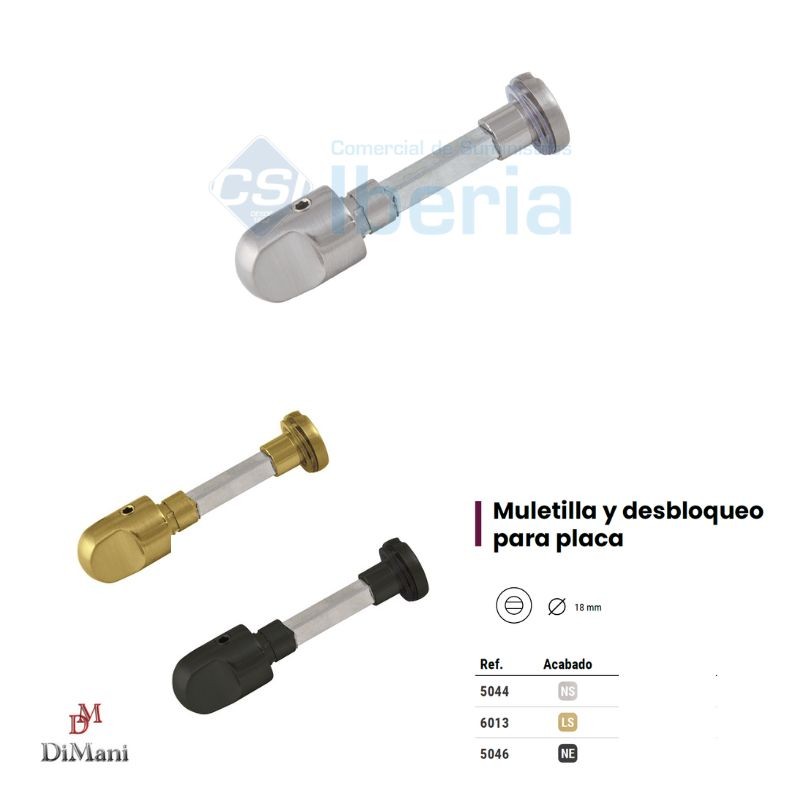 MULETILLA + DESB P/PLACA NIQUEL SAT 5044