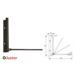 BRAZO MUELLE MB 56 NEGRO 40KG JUSTOR