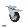 RUEDA 2-1150 GIRATORIA 125 C/FRENO