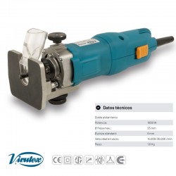 FRESADORA PERFILADORA FR192VG 1000W VIRUTEX