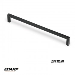 TIRADOR 328/320 mm NEGRO MATE 6761-032