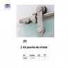 12024 SISTEMA CORREDERA CRISTAL INOX