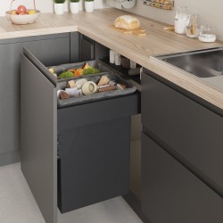CUBO DE BASURA ECOLOGICO 300 ANTRACITA
