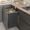 CUBO DE BASURA ECOLOGICO 300 ANTRACITA