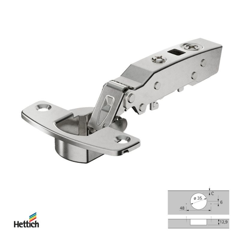BIS SENSYS 8645 TS52 48mm RECTA 9071241 HETTICH