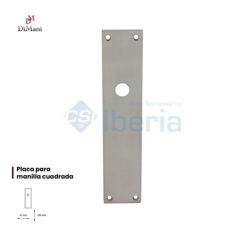 PLACA SUELTA CUADRADA ZAM NIQ SAT 4184
