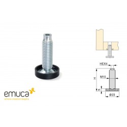 NIVELADOR Ø23xH61mm M-10 3008205 EMUCA