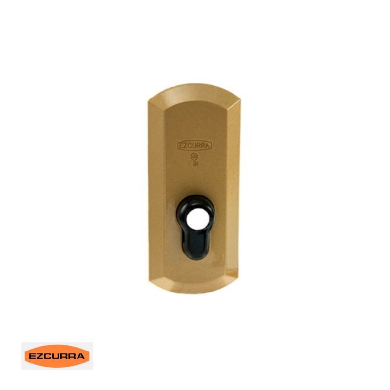 ESCUDO SEGURIDAD 424-P ESMALTE DORADO EZCURRA