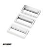 TIRADOR 3281 002 90X64mm BLANCO BRILLO