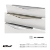 TIRADOR 320/224 mm CROMO MATE  6781-800