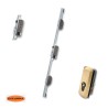 CERRADURA MIXTA 2000B3 CR MATE C45 DS15 3030 ESCUDO 424P ORO EZCURRA