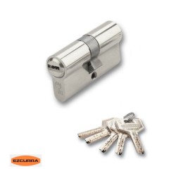 BOMBILLO CENTRADO DS-15 30/30 CROMO MATE 5 LLAVES EZCURRA