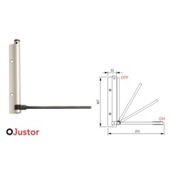 BRAZO MUELLE MB 56 PLATA 40KG JUSTOR