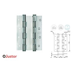 BISAGRA MUELLE 59 DA 180x40mm ACER INOX