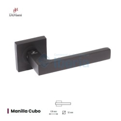 MANILLA JGO 4226 CUBO C/R CUAD ZAMAK NEG