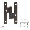 PERNIO 100X57 S/R HIERRO NEGRO IZDO 8447