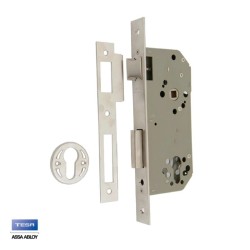 CERRADURA EMBUTIR 4030/50 C/CUADRADO S/CILINDRO H NIQUELADO TESA