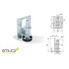 NIVELADOR DE MUEBLES D22mm M10 CINCADO