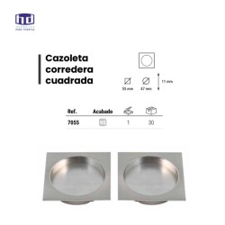 KIT 7055 CORREDERA CAZOLETAS CUAD NQ SAT