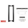 MANILLON DOBLE 200mm MOD 919 NEGRO MHA