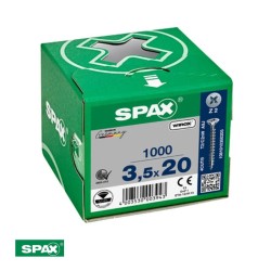 T SPAX POZI C/P 2,5x 10 GALVANIZADO