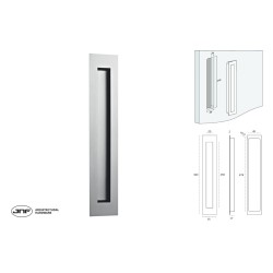 CAZOLETA RECTANGULAR IN.16.416 300x55mm INOX