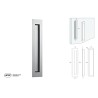 CAZOLETA RECTANGULAR IN.16.416 300x55mm INOX