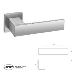 MANILLA JGO IN.00.142 Q08M SQUARE INOX B
