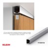 CARRIL 2204 LITE+ 100 4mt ALUMINIO PLATA