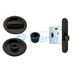 KIT CORREDERA CONDENA REDONDA 026 NEGRO
