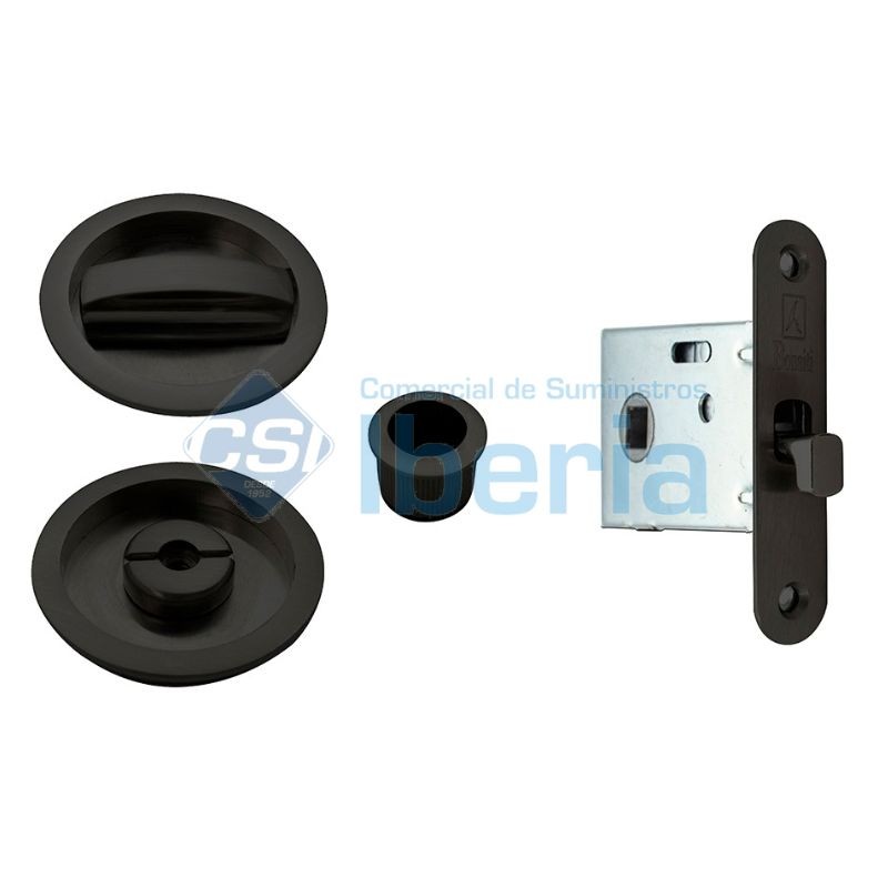 KIT CORREDERA CONDENA REDONDA 026 NEGRO