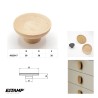 TIRADOR POMO 9033 ARCE BARNIZ TRANS 58mm